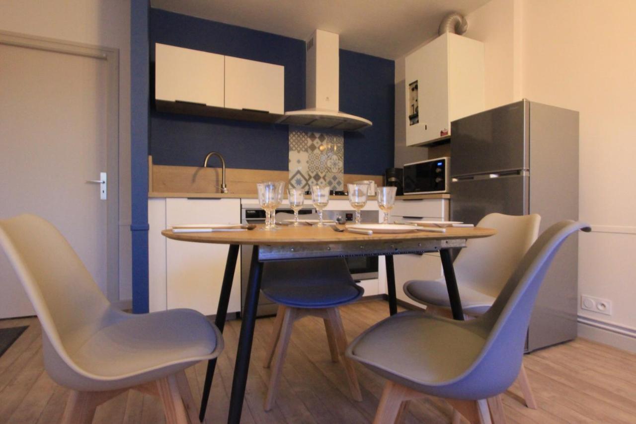 Loudeac : Appartement T2 Chaleureux Centre Ville Eksteriør bilde